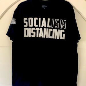 Socialism Distancing patriot tee